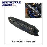 Cover knalpot motor aerox 155 carbon nemo