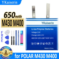 650mAh YKaiserin Battery M 430 M 400 (322826) for POLAR M430 M400 GPS Sports Watch Bateria