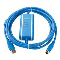 USB-WECON Adaper for WECON Dimension Control LX1S/3V/3VP/3VE Series PLC Programming Cable Data Download Line Usb