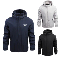 2025 Spring Autumn Men's Lightweight Casual Jacket Men's Coat Cross-border Baseball Shirt Hooded Men