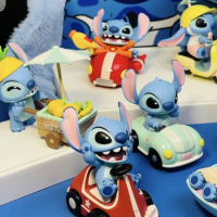 Original Miniso Disney Stitch Blind Box Lilo &amp; Stitch Enjoy Travel Series Mysterious Surprise Figure Cute Model Child Gift Toys