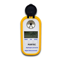 Disinfectant laboratory hydrogen peroxide hydrogen peroxyde test ppm concentration check digital refractometer
