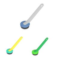 Fashion Hit Color Pot Brush Long Handle Pot Brush Kitchen Sink Cleaning Brush Dishwashing Brush