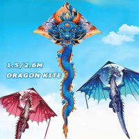 Large Dragon Kite Pterosaur Kite Kids And Adults Huge Pterosaur Kite Come Tail Easy To Fly Kites Out