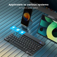 10inch Wireless Bluetooth Compatible Keyboard for Android IOS Windows Mini 78-Key Gaming Keyboard for PC IPad Tablet Keyboard
