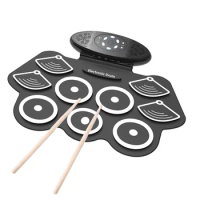 Portable Electronic Musical Instruments Drum Pad Electronic Roll Digital Drum Set Drum