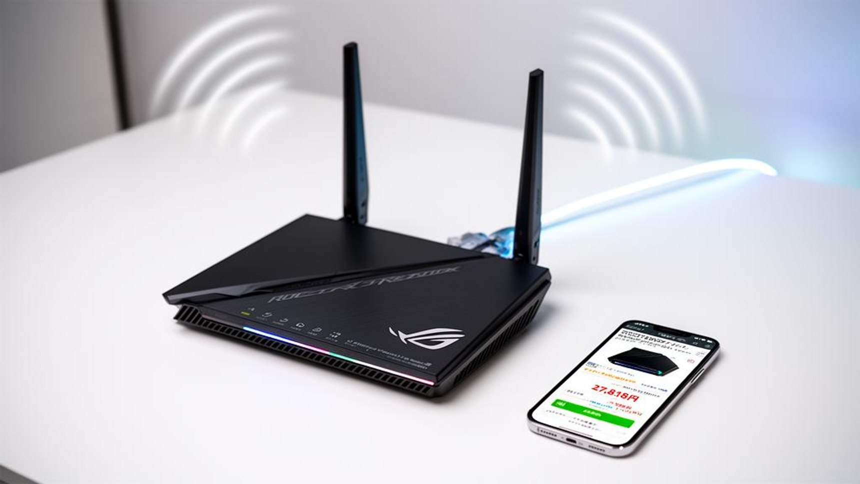 ASUSのWi-Fi 7対応ゲーミングルーターが大幅値下げ、10G光回線の性能を 