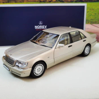 NOREV 1:18 FOR Mercedes benz S600 S-Class Mercedes 1997 Alloy car model old car Static ornament Birthday present Collect