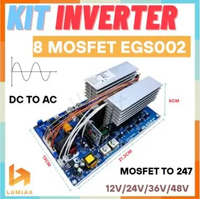 PSW Power Inverter Pure Sine Wave 12v 1000w 24v 1500w 48v 2000w 8 mosfet egs002 to 247 48v 2000w