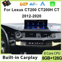 Android 12 10.25 Inch Car Multimedia Player For Lexus CT CT200 CT200h 2011-2020 GPS Navigation CarPlay Autoradio Stereo Screen