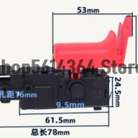 Power Tool Fitting Hammer Drill Switch Black for Bosch GBH2-28DRE