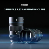 Siren 35mm F1.8 Micro Cinema Lens M4/3 Anamorphic Lens Widescreen 1.33X Variable Wide for M43 Sony E Canon RF