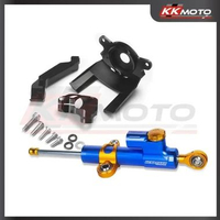 KENDMOTO Kawasaki Z1000 2014-2024 Bracket Steering Damper Set Biru