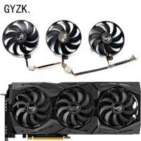 New For ASUS GeForce RTX2060S 2070 2070S 2080 2080S 2080ti GTX1660ti ROG STRIX Graphics Card Replacement Fan T129215SU