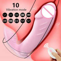 Wearable Vibrating Panties Dildo Vibrator Masturbators Vagina Clitoris Stimulator Vibrators Oral Suction Sex Toys For Women