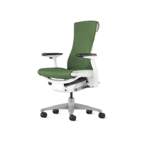 【Herman Miller】Embody 全功能 - 白框綠布｜中厚布款｜世代家具｜原廠授權代理商(人體工學椅/電腦椅)