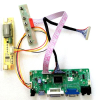 Yqwsyxl Control Board Monitor Kit for LTM200KT03 HDMI + DVI + VGA LCD LED screen Controller Board Driver