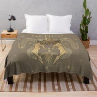 Gemini zodiac woman Throw Blanket Giant Sofa Bed Fashionable Bed linens Bed covers Blankets