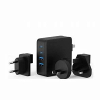 Z-FORCE/ALMOND PD100UTZ 100W 2XTYPE-C/2XUSB 旅行充電器 黑色