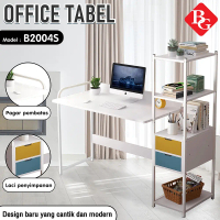 Meja Laptop Table Belajar Kerja Multifungsi Minimalis B-2004S White