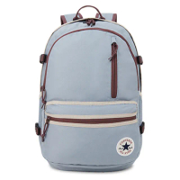 【CONVERSE】後背包 運動包 書包 旅行包 大容量 雙層 STRAIGHT EDGE BP COLORBLOCK 2 灰藍 10027985-A02