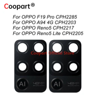 2Pcs For OPPO Reno5 Lite F Reno 5 Lite 5F F19 Pro A94 4G Rear Back Camera Glass Lens Replacement+Sticker CPH2205 CPH2217 CPH2203