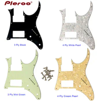 Pleroo Custom Electric Guitar Parts -For Ibanez MIJ RG 350 DX Guitar Pickguard HH Humbucker Pickup Scratch Plate Multiple Colour