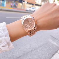Michael Kors 漫步羅馬三眼計時腕錶(MK5799)