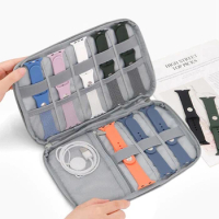 For apple watch watchband storage box Travel pouch strap boxes Multifunction Watch Strap organizer box watchband storage case