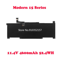 BTY-M491 Battery For MSI For Modern 15 A4M A5M A10M A10RAS A10RBS A11M A11ML A11MU A11SB A11SBL A11SBL A11SBU 11.4V 4600mAh