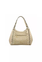 Coach Coach 蛇紋花邊手提/單肩手袋 (C7332) –IM/LIGHT KHAKI/IVORY MULTI