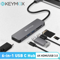 Laptop Accessory USB C Hub 3.0 Type C Docking Station to HDMI PC Adaptor Multi USB Splitter Extensor for Macbook Pro Air Switch