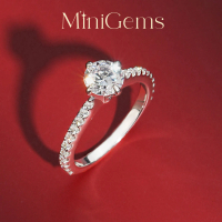 MiniGems แหวนเงินแท้ 925 เพชรสวิส(CZ) แหวนคู่ แหวนแต่งงาน แหวนผู้หญิง แหวนผู้ชาย 06102