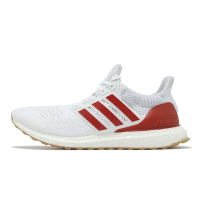 adidas 慢跑鞋 Ultraboost 1.0 男鞋 白 紅 經典款 針織 馬牌輪胎大底 運動鞋 愛迪達 JH9184