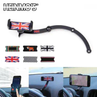 Cell Phone Holder Accessories For Mini Cooper R55 R56 R57 R58 R59 R60 R61 Mobile Phone Mount Holder Styling Bracket Accessories
