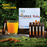 Vicumax Mật Ong Nano Curcumin Tinh túy Nano Curcumin từ củ nghệ vàng vùng núi Bắc Kạn, hộp 15 tuýp m