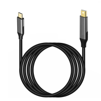 USB C ถึง Mini Displayport Cable Adapter สำหรับ Air Pro USB Type C ถึง Mini DP Display Port Thunderbolt 4K 60Hz Video Cables