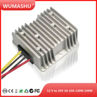 12 V to 24V 5A 10A 120W 240W Transformer Voltage Regulator DC DC Converter Step Up Boost Module Power Supply for Car LED Solar