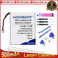 HSABAT 0 Cycle 900mAh 533-000120 Battery for Logitech mx master 2s , MX Anywhere 2, Anywhere 2S , MX Ergo Accumulator