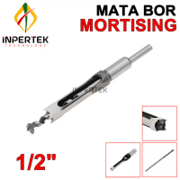 Mata Bor 1/2\ Chisel Mortising HSS Drill Square 12.7mm Matabor Kayu Pahat Bobok 1/2 Inch"