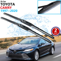 for Toyota Camry XV20 XV30 XV40 XV50 XV70 XV 20 30 40 50 70 1997~2020 Wipers Blade Windshield Wipers Car Accessories Stickers