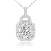 【AURORA 歐羅拉】GIA 50分 D VVS1 天然鑽石鑽墜 PT950鉑金台 送鉑金鍊 星輝(D VVS1/PT950)