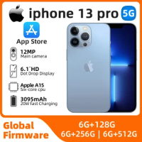 Apple iphone 13 Pro 5G 6.1'' 128GB/256GB/512GB ROM A15 Bionic Chip iOS16 All Colours in Good Condition Original used phone