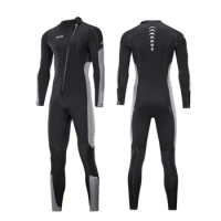 3MM Neoprene Wetsuit Men Surf Scuba Diving Suit Men Women Front Zipper Diving Suit Snorkeling Scuba 