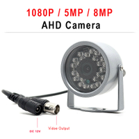 2MP 5MP 8MP AHD Camera Waterproof Night Vision Mini Camera Indoor Outdoor Security CCTV Camera for AHD System