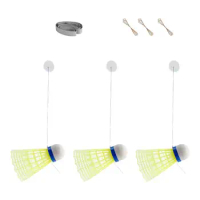 1 Set Shuttlecocks For Badminton Outdoor Glowing Self-Adhesive Badminton Balls Lightweight High Elastic Training Supplies