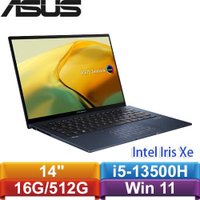 【現折$50 最高回饋3000點】ASUS ZenBook 14 UX3402VA-0132B13500H 14吋筆電-藍