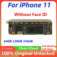 Clean ICloud Mainboard For IPhone 11 With Face ID Original Motherboard Full Chip Support Update 64GB 128GB 256GB Logic Board