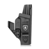 Holster Fit G17 /22/31/19 /19X/23/32 /26 Kydex Holster with Steel Clip with IWB Right and Left hand Glock Pistol Holder Cover