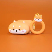 Super Cute 3D Shiba Inu Dog Silicone Headset Box For apple AirPods 1 2 Pro 3 Earphone Cases funda For Air Pods Pro Cover